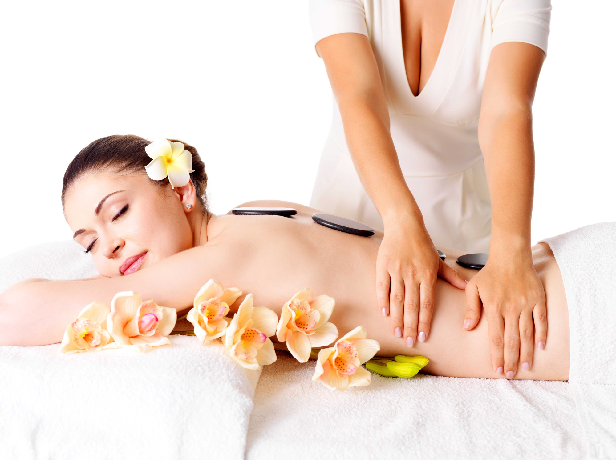 Massage trị liệu body đá nóng toàn diện